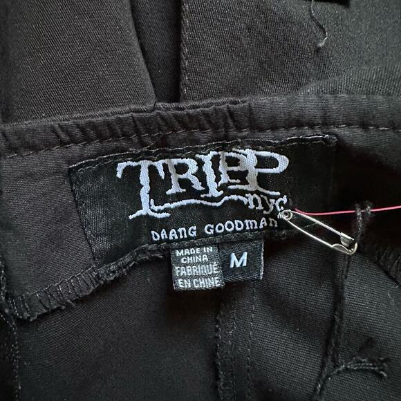 NWT Tripp NYC Black Straps Bondage Dress Medium - Picture 7 of 13